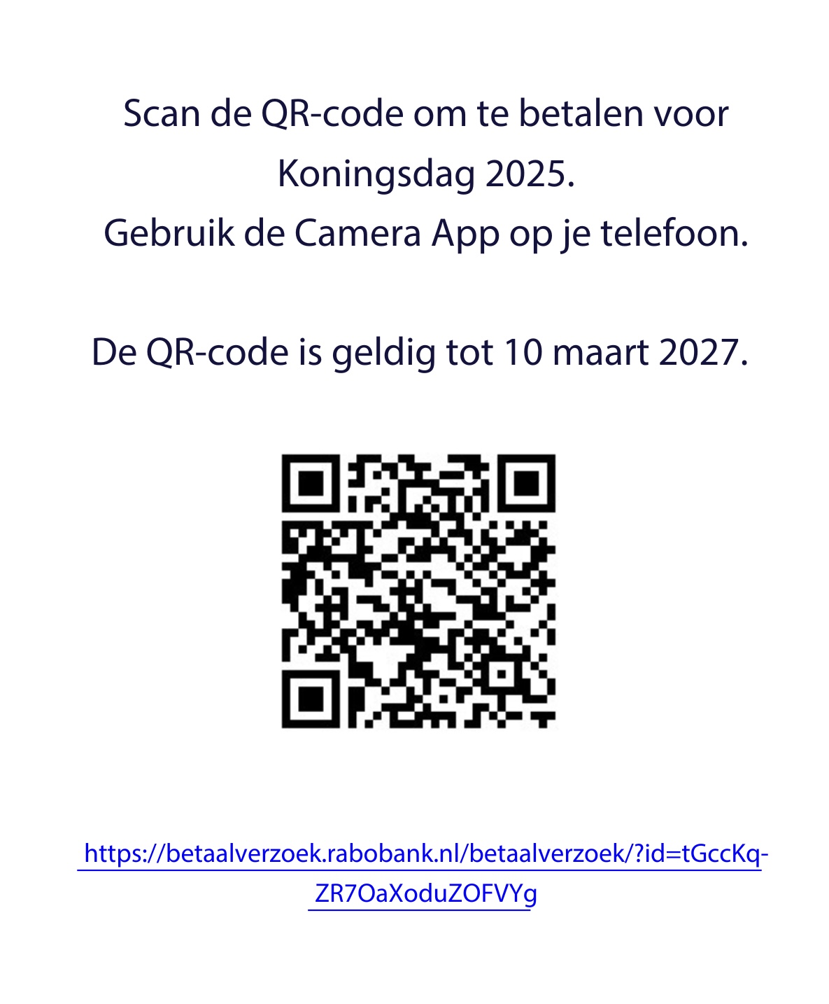 QR Code Donatie