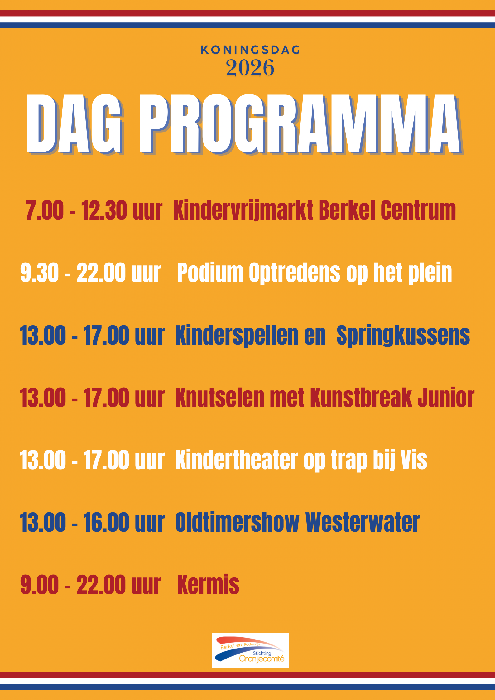 Dag Programma 2026